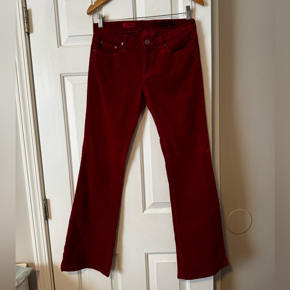 Y2K AG Adriano Goldschmied The Angel Low Rise Flare Corduroy Pants 0551